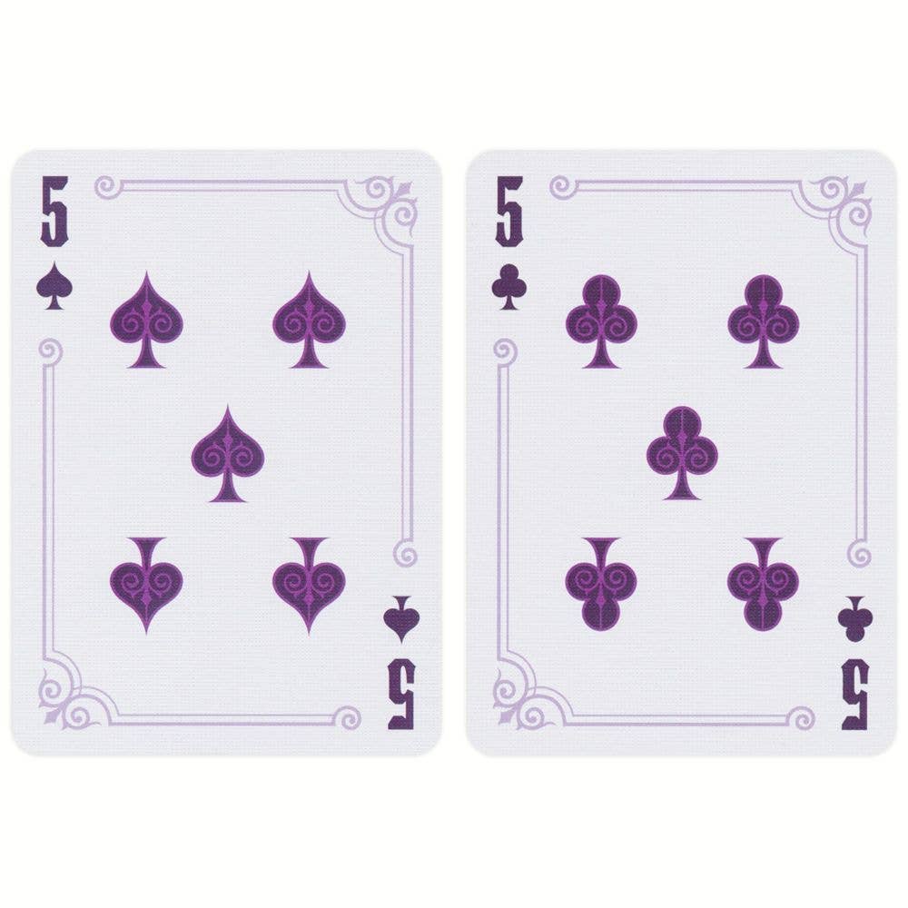 Disney Villains Purple Playing Cards