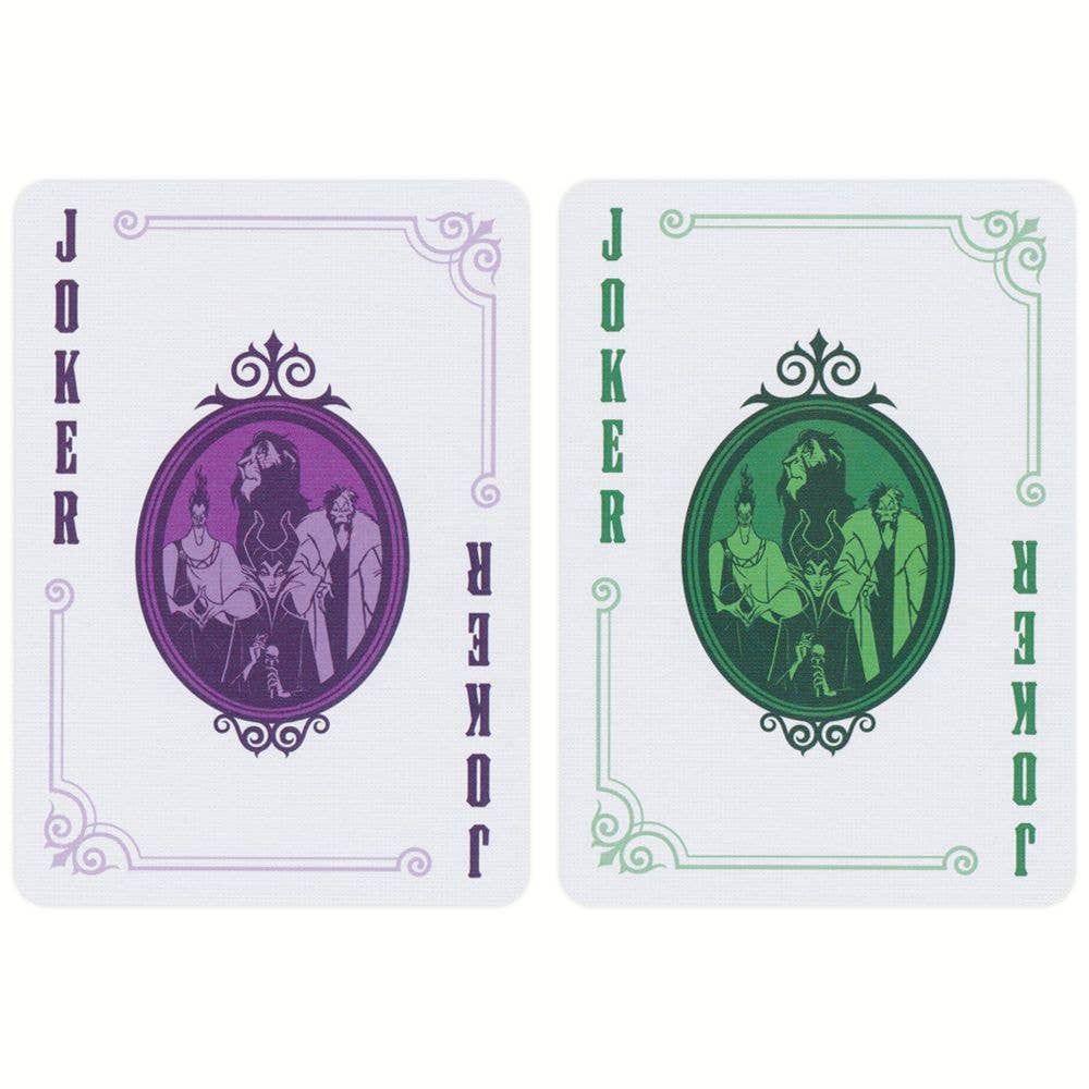 Disney Villains Purple Playing Cards