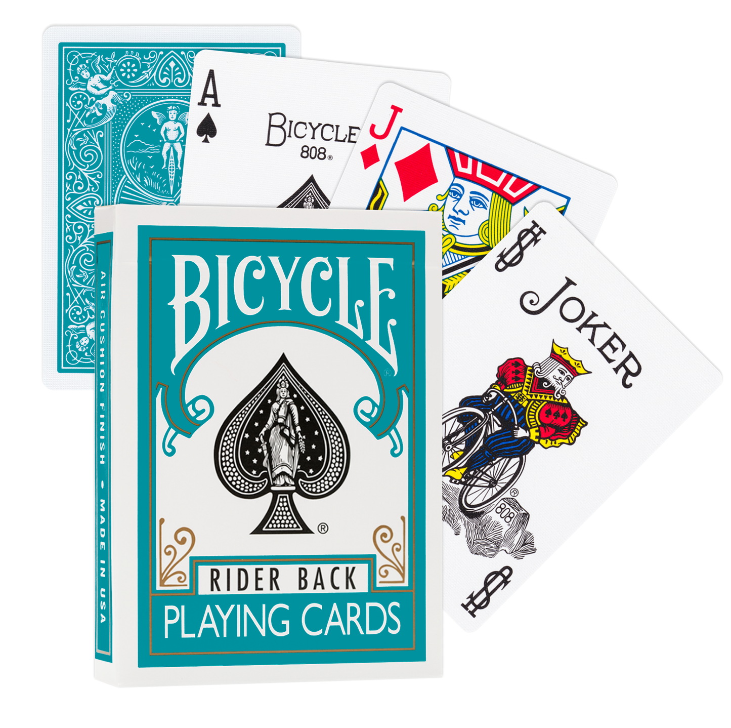 Rider Back Playing Cards (Turquoise)