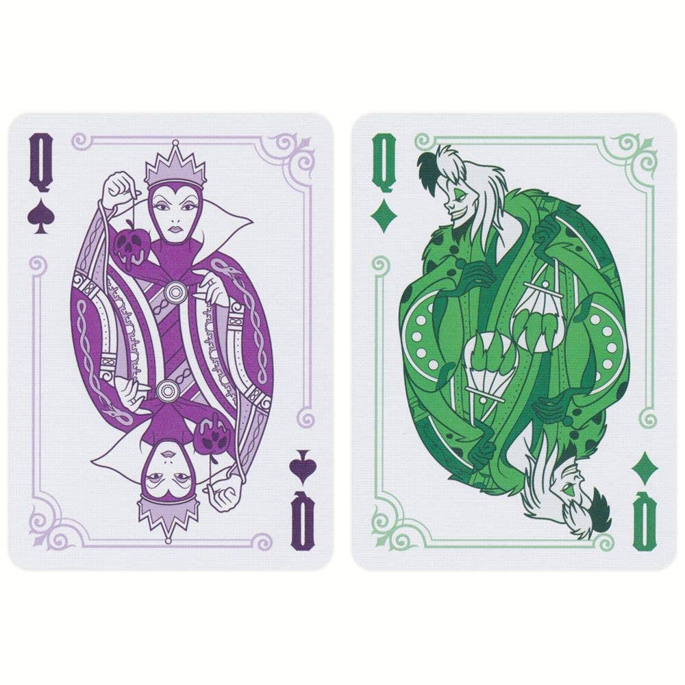 Disney Villains Purple Playing Cards