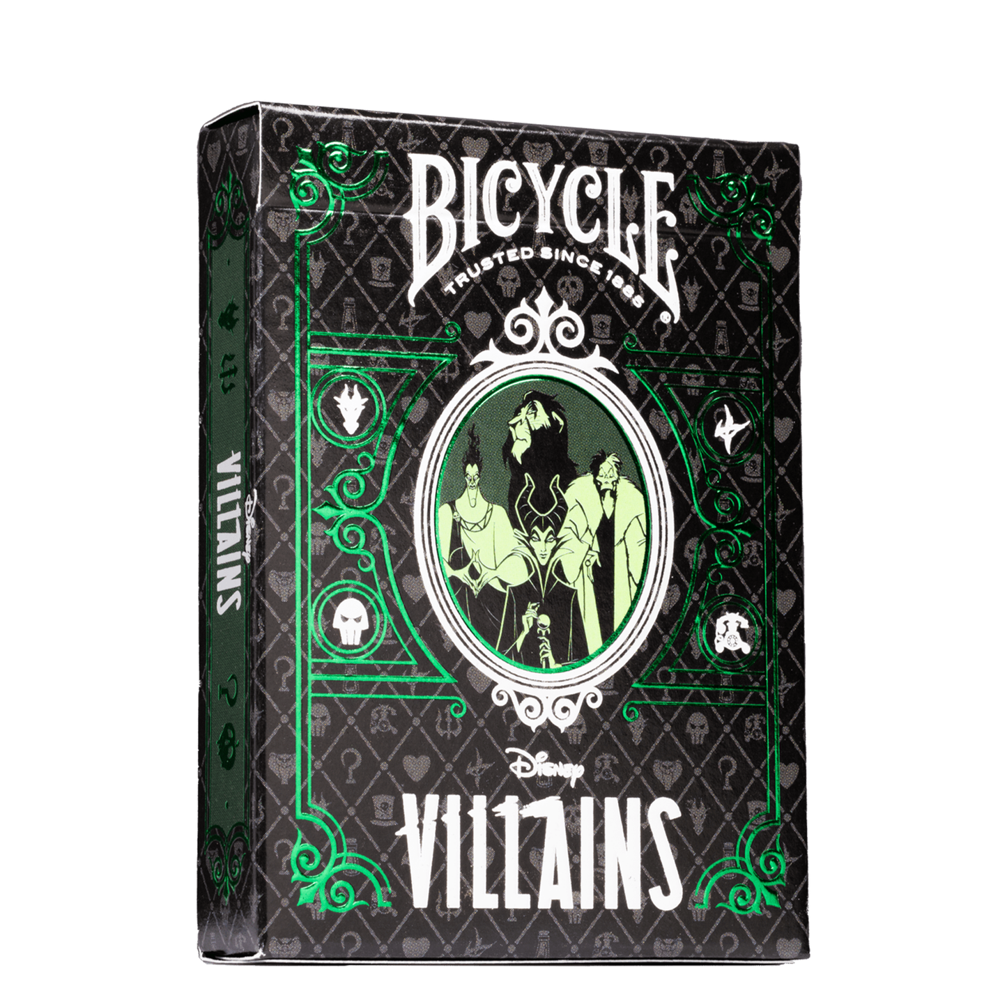 Disney Villains Green Playing Cards