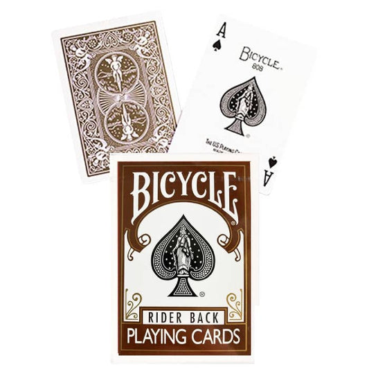 Bicycle Rider Back Playing Cards (Brown)