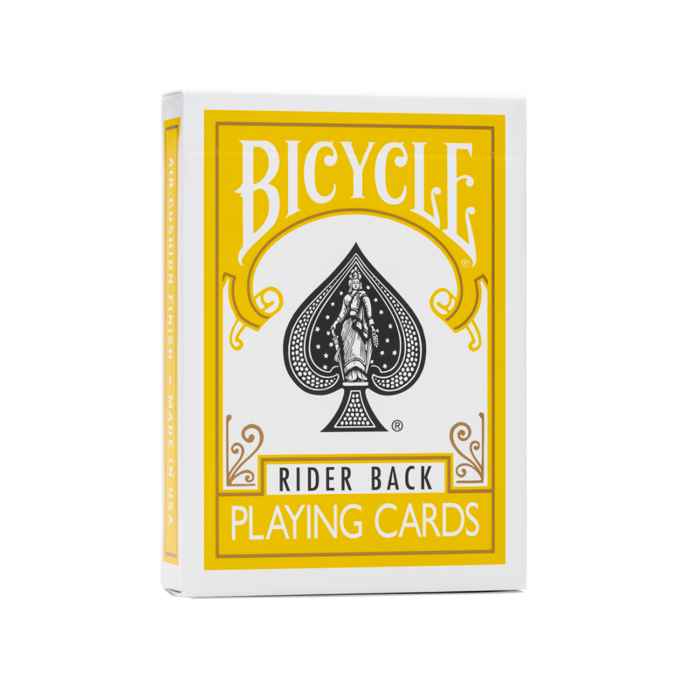 Bicycle Rider Back Playing Cards (Yellow)